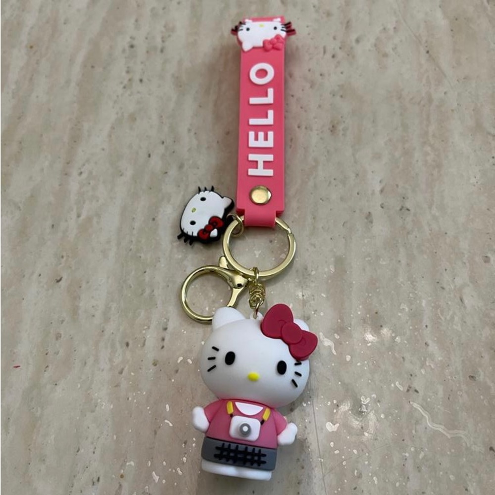 ‼️SOLD‼️New Hello Kitty 3D Cute KeyChain - Picture 1 of 3